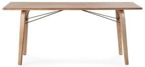 Jedálenský stôl s doskou v dubovom dekore 90x180 cm Lujan – MOME