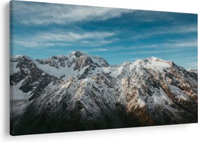 Obraz zasnežených vrcholkov, Fiordland (90x60 cm)