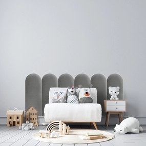 Zástena za gauč - Oblúk - 30x80cm Farba: Svetlo šedá, Rozmer: 30x80