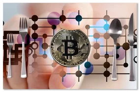 Sablio Prestieranie Bitcoin: 40x30cm
