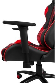 Yenkee - Herná stolička čierna/červená