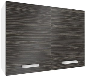 Kuchynská skrinka Belini horná 80 cm eben kráľovský  TOR SG80/1/WT/HK/0/T