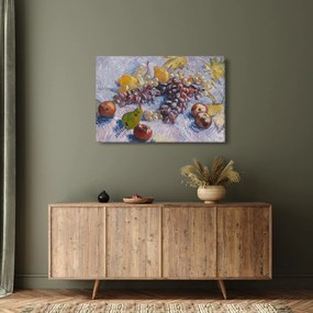 Obraz - Vincent van Gogh, Grapes, Lemons, Pears, and Apples, reprodukcia (90x60 cm)