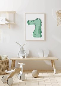 Detský plagát Krokodíl (gramáž 350g/m2)