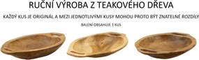 Dekoratívna odkladacia miska Wan z masívu