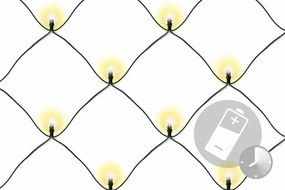 Nexos 39402 Vianočná svetelná sieť 2 x 2 m, 160 LED, teplá biela