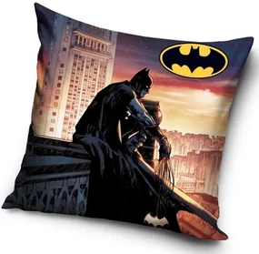 Carbotex Obliečka na vankúšik Batman sa Vracia, 40 x 40 cm