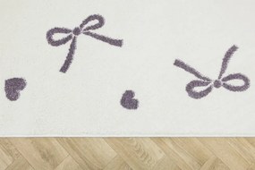 Koberec Lima M186A krémový / fialový