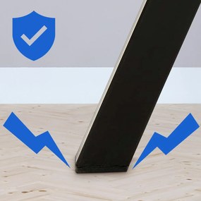 Jedálenská stolička Lewes - zamat - Tmavo modrá