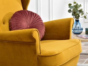 Kreslo ušiak Margis (biela). Akcia -20%. Vlastná spoľahlivá doprava až k Vám domov. 1136054