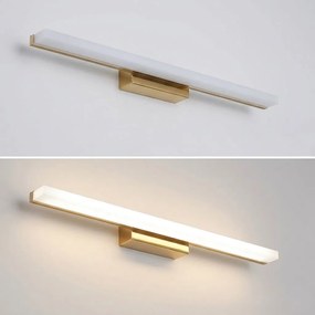 Toolight Toolight, LED nástenné svietidlo, 40cm, 6W, 4000K, 500lm, APP1848-1W, zlatá lesklá, OSW-66360