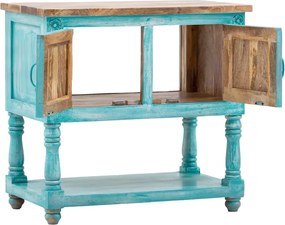 furniture-nabytek.cz - Masívna kúpeľňová sada Santa Cruz, modrá, Holz - Mango