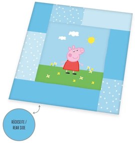 HERDING Detská deka na hranie Peppa Pig Polyester, 115/115 cm