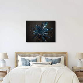 Sklenený obraz kryštálu (70x50 cm)