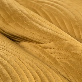 Dekorstudio Zamatový prehoz na posteľ NKL-01 v medovej farbe Rozmer prehozu (šírka x dĺžka): 170x210cm