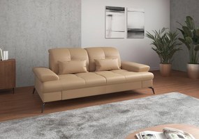 XXXLutz 2,5-MIESTNA POHOVKA, cappuccino, pravá koža Sit & More - Sedačky - 000144012174
