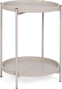 Kovový okrúhly odkladací stolík ø 42 cm Herdys – Yes Everyday