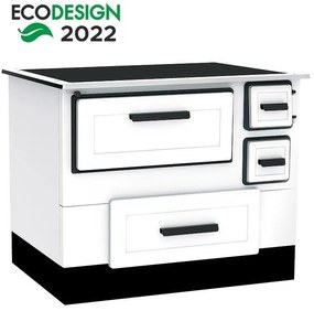 Sporák ALFA 55 biela 6 kW ľavý