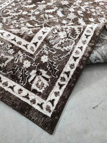 Berfin Dywany, Kusový koberec Alfa New 7206 Brown, 120x180, hnedá, obývacia izba