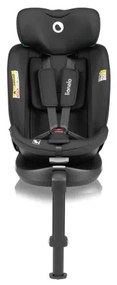 Lionelo - Autosedačka so základňou otočná NAVY i-Size 40-150 cm čierna