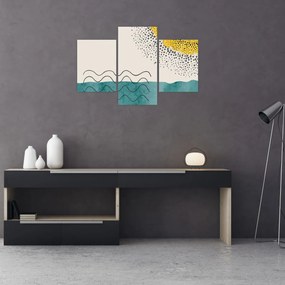 Obraz - Abstraktná maľba pláže N⁰1 (90x60 cm)