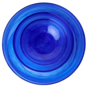 18-dielna jedálenská súprava, modrá/sklo