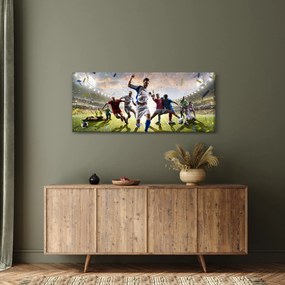 Obraz - Futbal (120x50 cm)