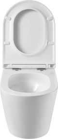 Závesný set GEBERIT Duofix Basic+ závesné WC Lily+ Rimless Tornado 48 x 36 cm + WC sedadlo, biela, GEBERIT-LILY-TO2-WH
