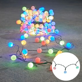 Svetelný veniec zelený so 140 viacfarebnými LED diódami 3,5 m IP44 - Dasher