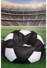 JAKS Mini sedací vak futbalová lopta čierno biely