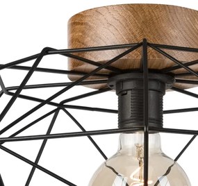 Brilagi - Stropné svietidlo WOODY BASKET 1xE27/60W/230V dub orech