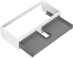 Mexen Box-A, závesná skrinka 100 cm, 1 zásuvka, biela matná, 91AX0-1000-235-1-01