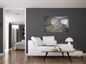 Obraz - Kmeň stromu v koláži (90x60 cm)
