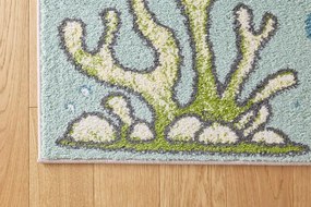 Detský koberec Funky Top Aquario mätový