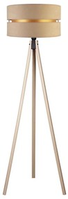 Duolla - Stojacia lampa DUO 1xE27/60W/230V pr. 44 cm béžová