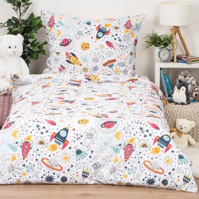 4Home Detské bavlnené obliečky Cosmic Adventure, 140 x 200 cm, 70 x 90 cm