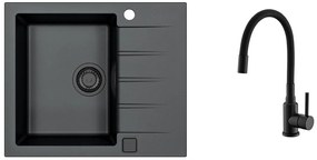 SET ALVEUS CADIT 10/91 BLACK ADDITION + BATERIE MINTAS BLACK MATT