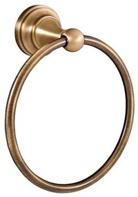 Držiak uterákov RAV SLEZÁK stará mosadz MKA0104SM, 1 ks