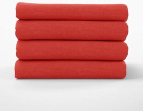 Plachta bavlnená klasik 140x240 cm červená