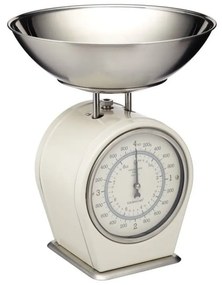 Krémovobiela kuchynská váha Kitchen Craft Living Nostalgia, nosnosť 4 kg