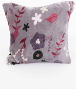 Obliečka na vankúšik mikroplyš Exclusive 40 × 40 cm - Dora sivá