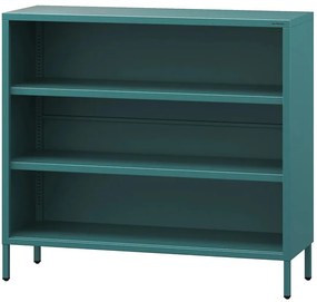Kovový regál nízky Luca Modern Sea Green