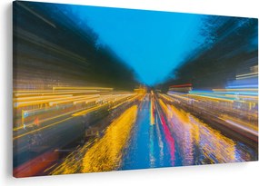 Obraz - Maľba abstrakcie (90x60 cm)