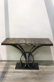 Čierny konzolový stôl 120cm 45cm
