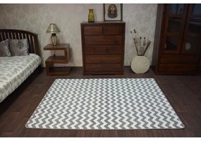 Kusový koberec Nero šedobiely 200x290cm