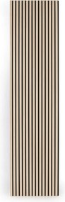 Drevený akustický panel, 2400 x 600 mm, B2BP008, balenie 5 ks, dub sonoma