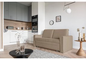 Béžová rozkladacia pohovka 168 cm Lucky Lucy - Miuform