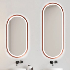 Zrkadlo Zeta Copper LED Rozmer zrkadla: 60 x 130 cm