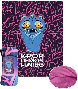 Detská coral fleece deka KPop Demon Hunters - Derpy Tiger