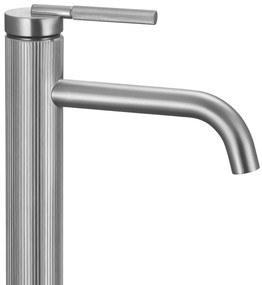 Rea Argon, vysoká umývadlová batéria h-295, brúsená oceľ, REA-B6450